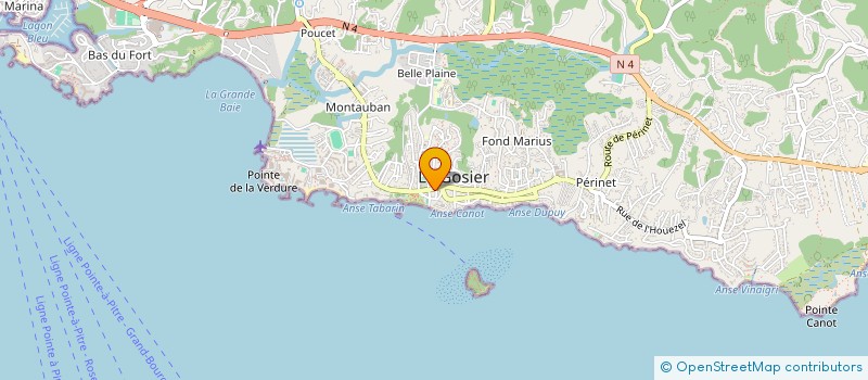 localisation de l'entreprise MADAME ELIANE SURVILLE-PERAFID à LE GOSIER