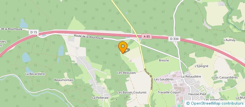 localisation de l'entreprise MADAME ELIANE TABERKANE  LANGEAIS