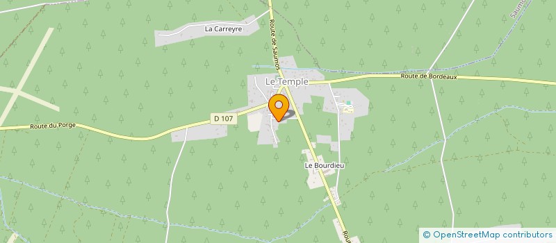 localisation de l'entreprise MADAME ELIANE TAUDINET  LACANAU