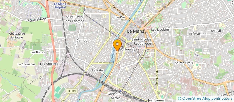 localisation de l'entreprise MADAME ELIANE TEIXEIRA  LE MANS