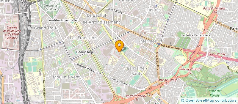 localisation de l'entreprise MADAME ELIANE TODESCHINI  LYON