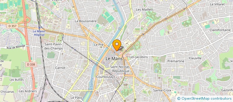 localisation de l'entreprise MADAME ELIANE TRICOT à LE MANS