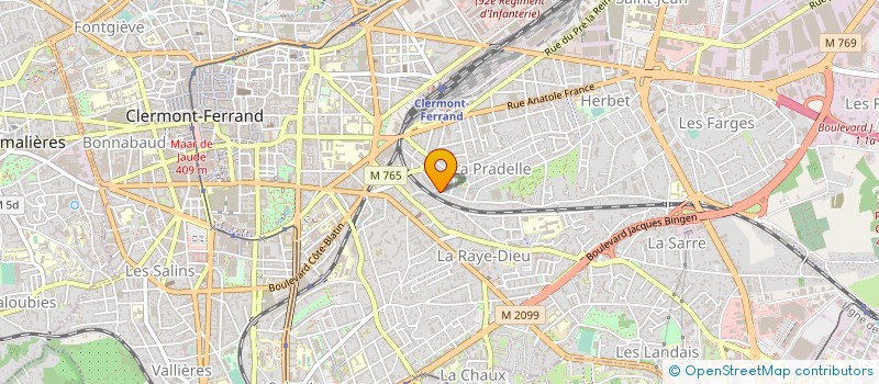 localisation de l'entreprise MADAME ELIANE TRINCARD à CLERMONT-FERRAND