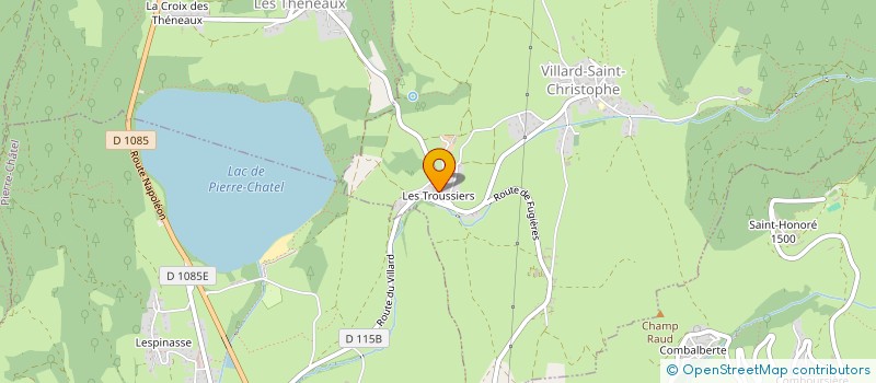 localisation de l'entreprise MADAME ELIANE TRUFFET  SAINT-THEOFFREY