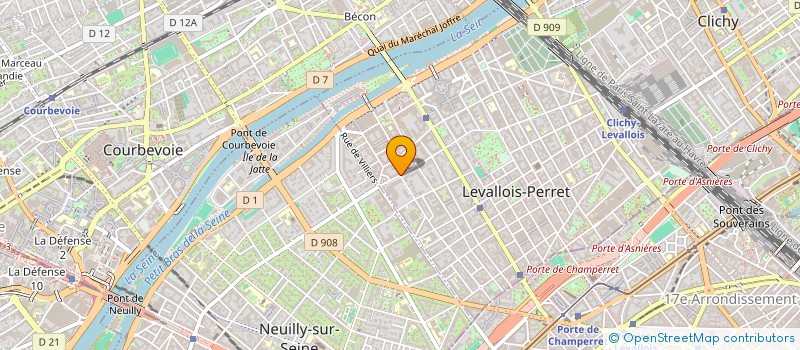 localisation de l'entreprise MADAME ELIANE TZEUTON DJAMEN à LEVALLOIS-PERRET
