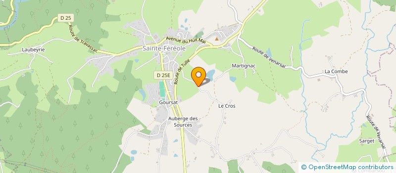 localisation de l'entreprise MADAME ELIANE VALERY  SAINTE-FEREOLE