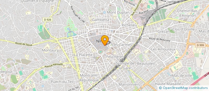 localisation de l'entreprise MADAME ELIANE VALETTE  NIMES