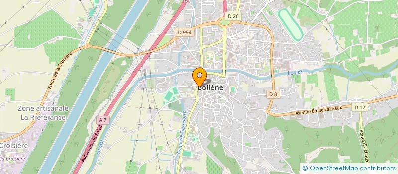 localisation de l'entreprise MADAME ELIANE VANDEE-BRANDE  BOLLENE