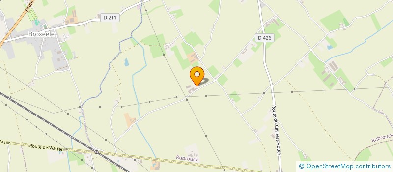 localisation de l'entreprise MADAME ELIANE VANTILCKE  RUBROUCK