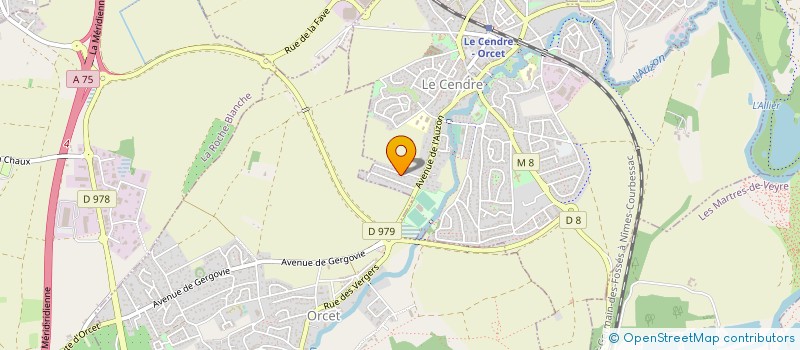localisation de l'entreprise MADAME ELIANE VAYSSIE  LE CENDRE