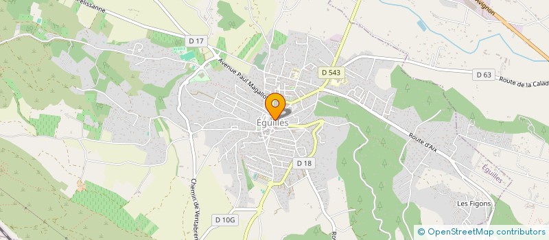 localisation de l'entreprise MADAME ELIANE VENTURI  EGUILLES