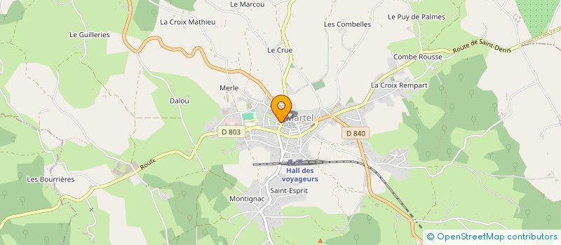 localisation de l'entreprise MADAME ELIANE VILATTE  GIGNAC