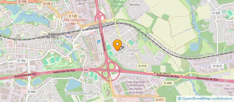 localisation de l'entreprise MADAME ELIANE VINCON  COLLEGIEN