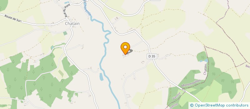 localisation de l'entreprise MADAME ELIANE VINEL  CHATAIN