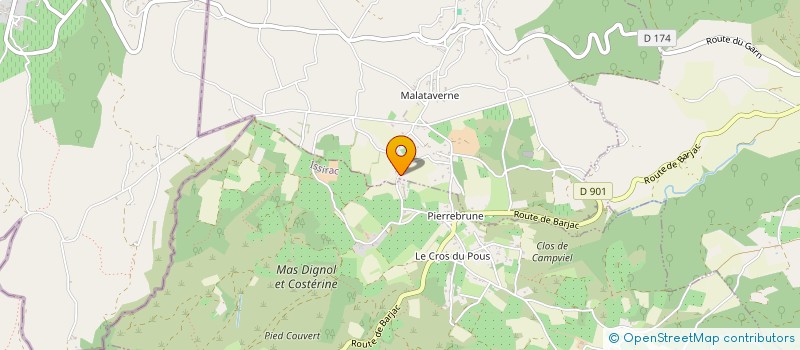 localisation de l'entreprise MADAME ELIANE VOTIPKA  LE GARN