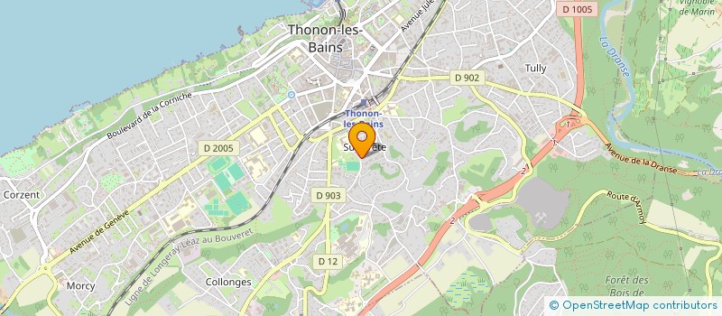 localisation de l'entreprise MADAME ELIANE WEINSTEIN à THONON-LES-BAINS