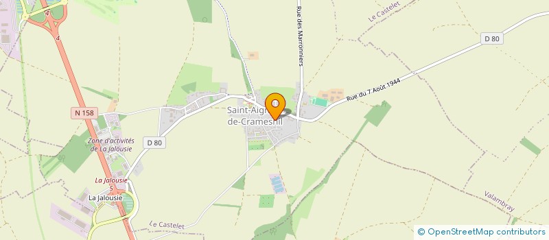 localisation de l'entreprise MADAME ELIANE ZURBACH  LE CASTELET