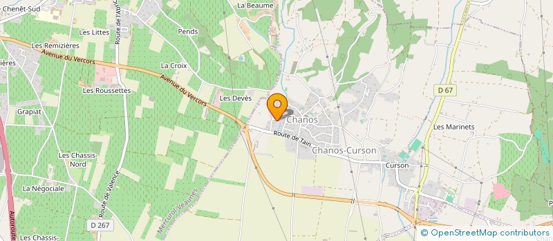 localisation de l'entreprise MADAME ELICIA MUSELET  ROMANS-SUR-ISERE