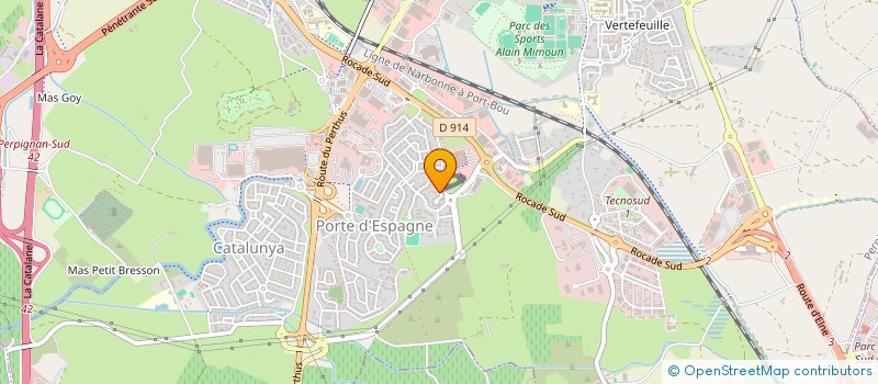 localisation de l'entreprise MADAME ELIDA GRONDIN  PERPIGNAN