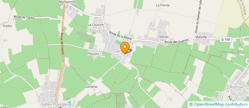 localisation de l'entreprise MADAME ELIDE GATISSOU  GENTE