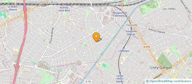 localisation de l'entreprise MADAME ELIDIA CRISAN  AULNAY-SOUS-BOIS