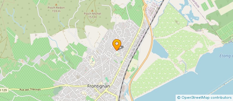 localisation de l'entreprise MADAME ELIE-ANNA BENGAMA BOPEYA à FRONTIGNAN