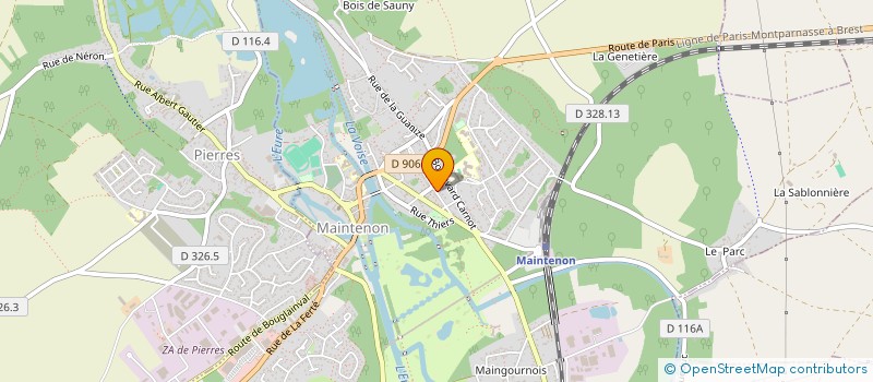 localisation de l'entreprise MADAME ELIE BOIZARD à MAINTENON