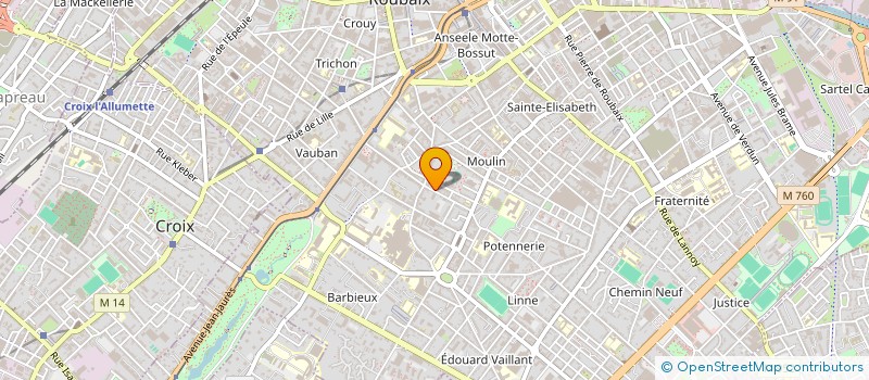 localisation de l'entreprise MADAME ELIE FELIX  ROUBAIX