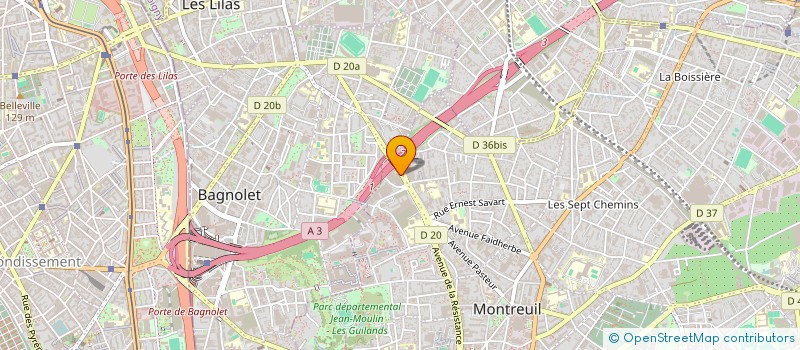 localisation de l'entreprise MADAME ELIE HASCOET à MONTREUIL