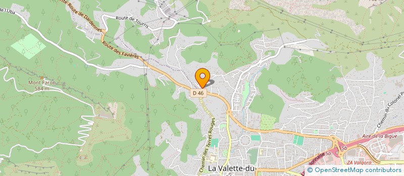 localisation de l'entreprise MADAME ELIE HUGUET  LA VALETTE-DU-VAR