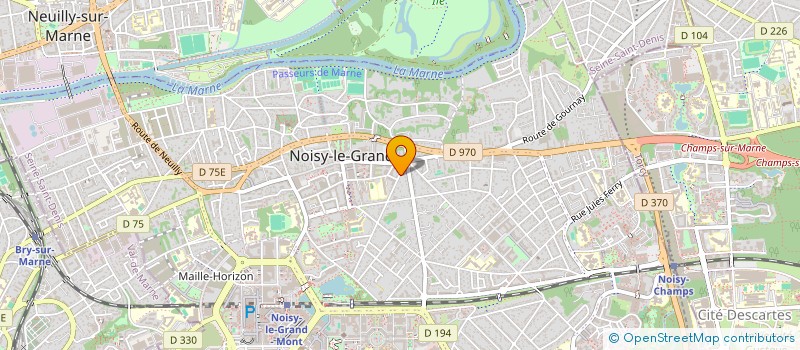 localisation de l'entreprise MADAME ELIEL YAKO EPIRI MBANGUI à NOISY-LE-GRAND