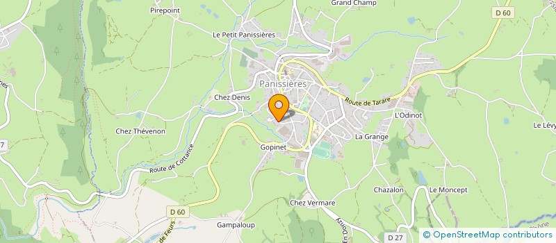 localisation de l'entreprise MADAME ELIENE LIMA DOS SANTOS  PANISSIERES