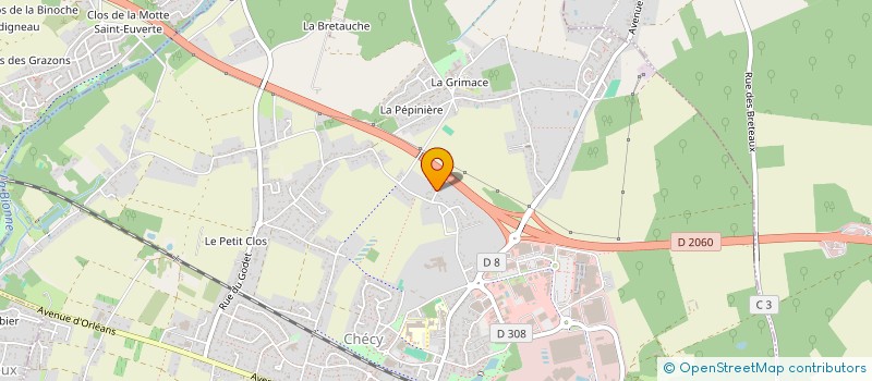 localisation de l'entreprise MADAME ELIETE COSTA DA SILVA  CHECY