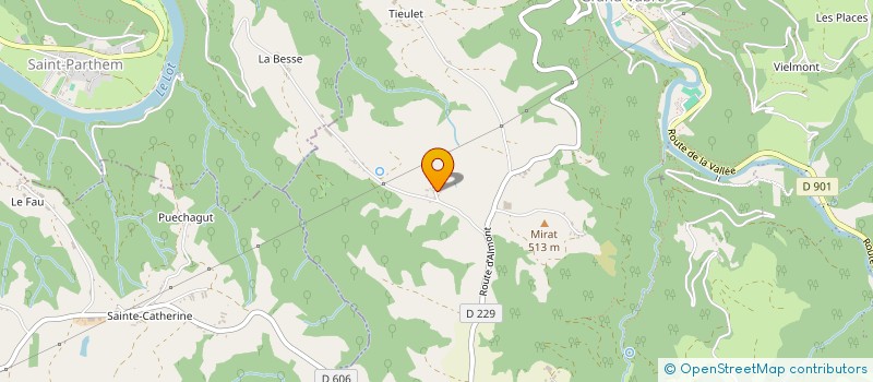 localisation de l'entreprise MADAME ELIETTE AURIERES à CONQUES-EN-ROUERGUE