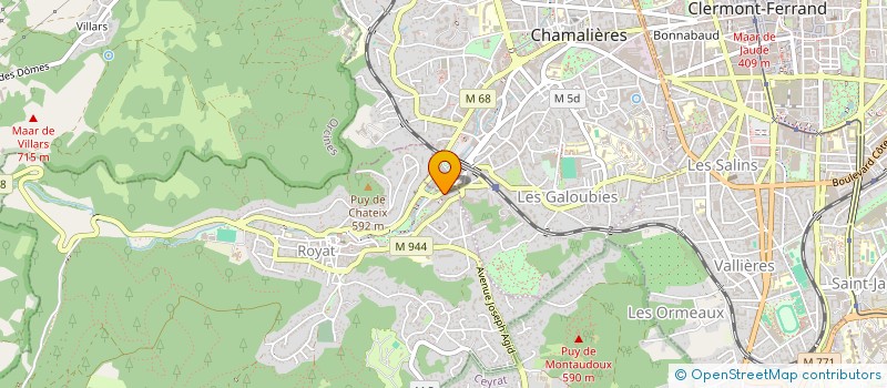 localisation de l'entreprise MADAME ELIETTE BALLOT  ROYAT