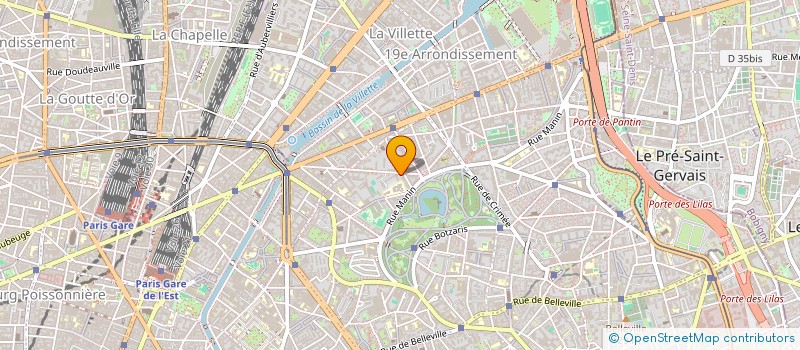 localisation de l'entreprise MADAME ELIETTE BOUILLAGUET  PARIS