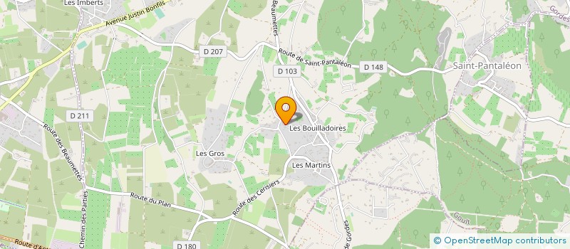 localisation de l'entreprise MADAME ELIETTE CARBONNEL  GORDES