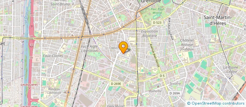 localisation de l'entreprise MADAME ELIETTE CATELIN  GRENOBLE