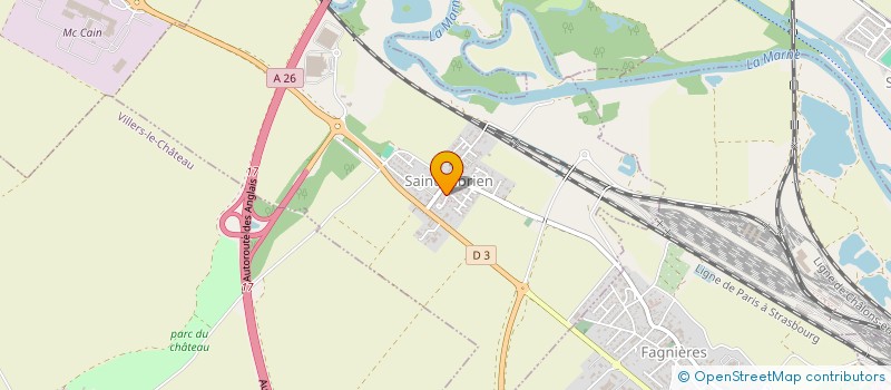 localisation de l'entreprise MADAME ELIETTE CEZ  SAINT-GIBRIEN