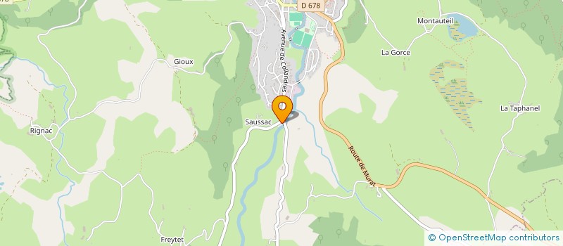 localisation de l'entreprise MADAME ELIETTE CHUPIN à RIOM-ES-MONTAGNES