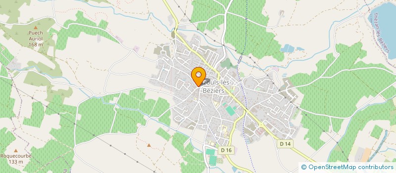 localisation de l'entreprise MADAME ELIETTE CLAVEL  CAZOULS-LES-BEZIERS