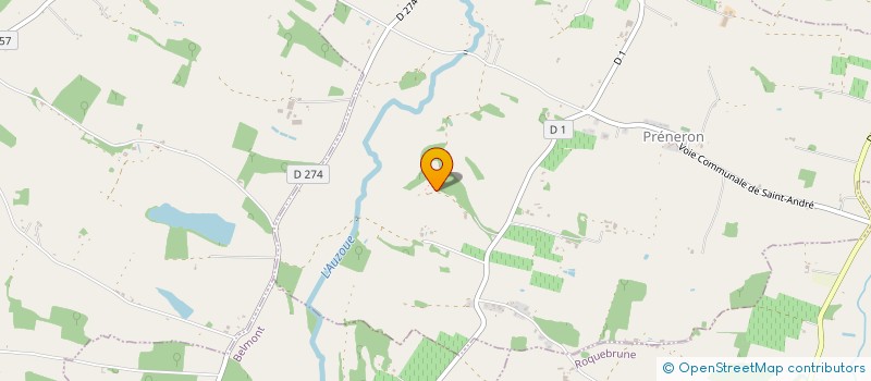 localisation de l'entreprise MADAME ELIETTE DUPRAT  JUSTIAN