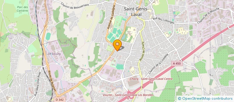 localisation de l'entreprise MADAME ELIETTE ELLE ESSIANE à SAINT-GENIS-LAVAL