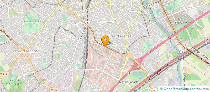 localisation de l'entreprise MADAME ELIETTE FAYARD à MONTPELLIER