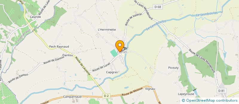 localisation de l'entreprise MADAME ELIETTE FRAISSINET  LAFRANCAISE