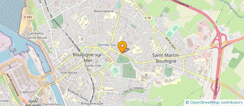 localisation de l'entreprise MADAME ELIETTE GERVAIS à BOULOGNE-SUR-MER