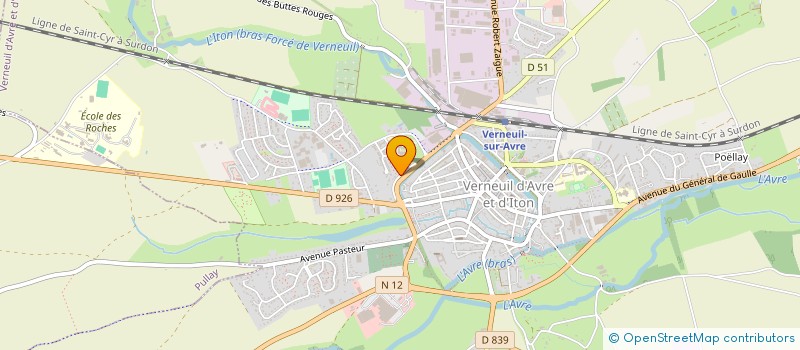 localisation de l'entreprise MADAME ELIETTE LELIEVRE  VERNEUIL D'AVRE ET D'ITON