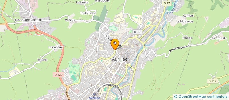 localisation de l'entreprise MADAME ELIETTE LOUDIERE à AURILLAC