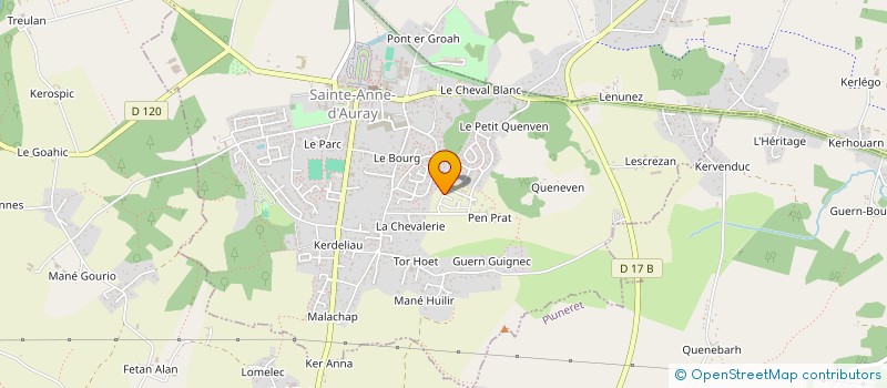 localisation de l'entreprise MADAME ELIETTE MARTINET à SAINTE-ANNE-D'AURAY