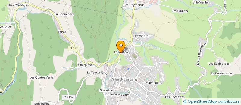 localisation de l'entreprise MADAME ELIETTE MURE-RAVAUD à VILLARD-DE-LANS